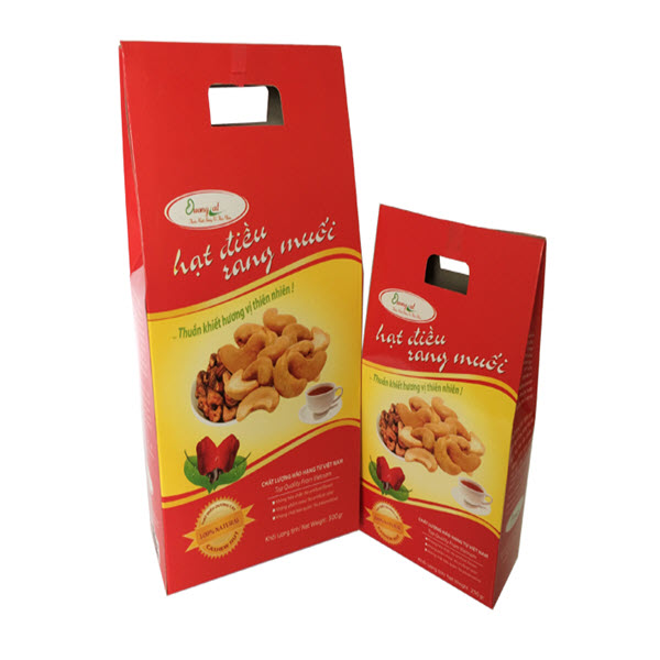 Hạt điều rang muối vỏ lụa Dương Cát 500g