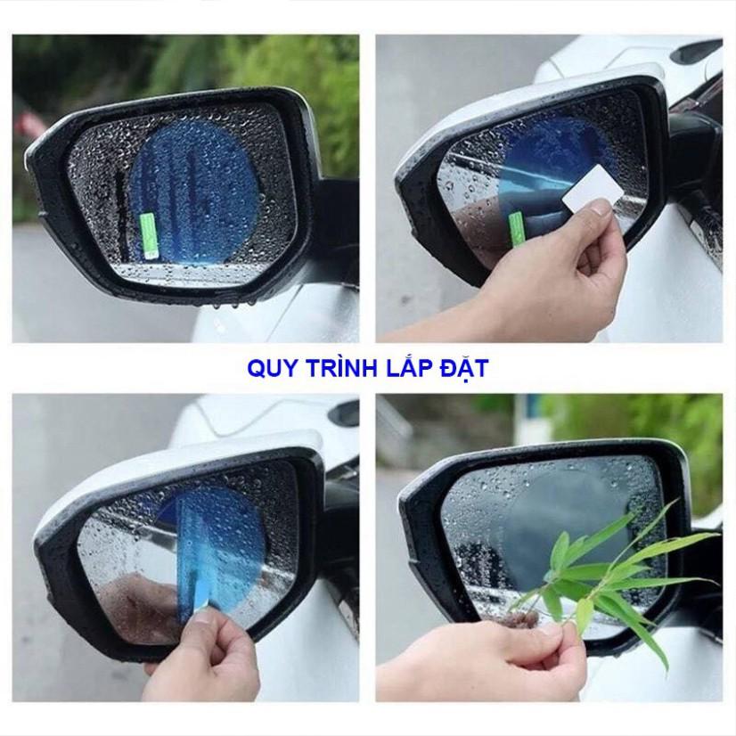 Miếng Dán Chống Nước - Miếng Dán Chống Nước Gương Ô Tô - Chống Bám Nước, Chống Lóa Gương Chiếu Hậu