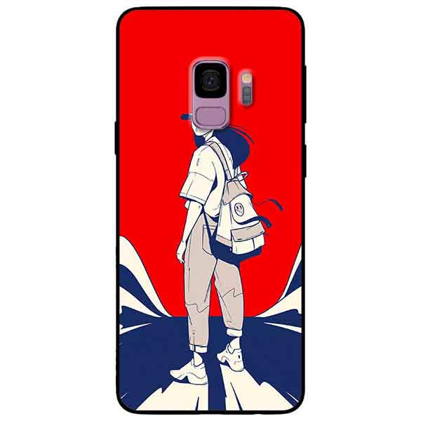 Ốp lưng in cho Samsung S9 Mẫu Cô Gái Đội Nón