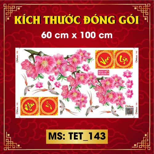 DECAL TRANG TRÍ TẾT 2023 COMBO SỐ 100