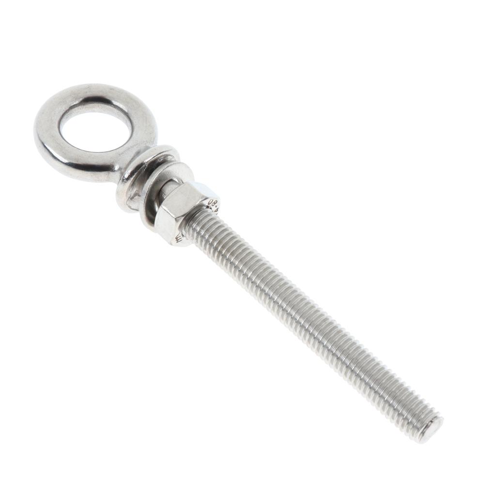 Thép Không Gỉ Nâng Mắt Dài Với Nut Và Máy Giặt