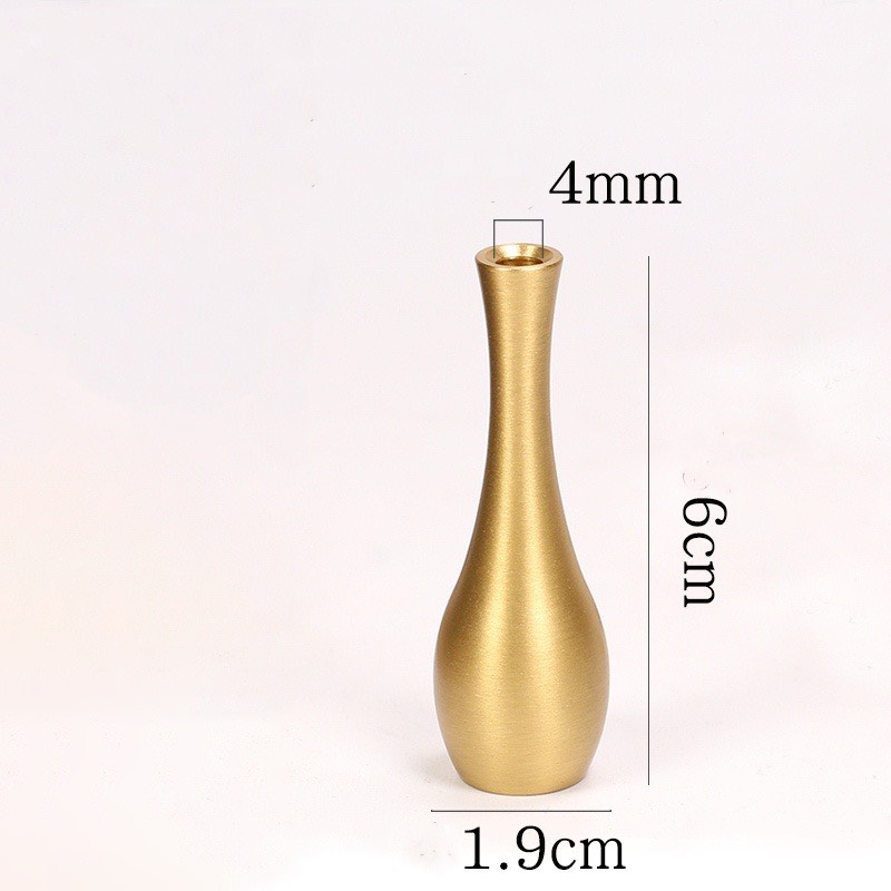 BÌNH HOA TÍ HON CAO 6cm BẰNG ĐỒNG