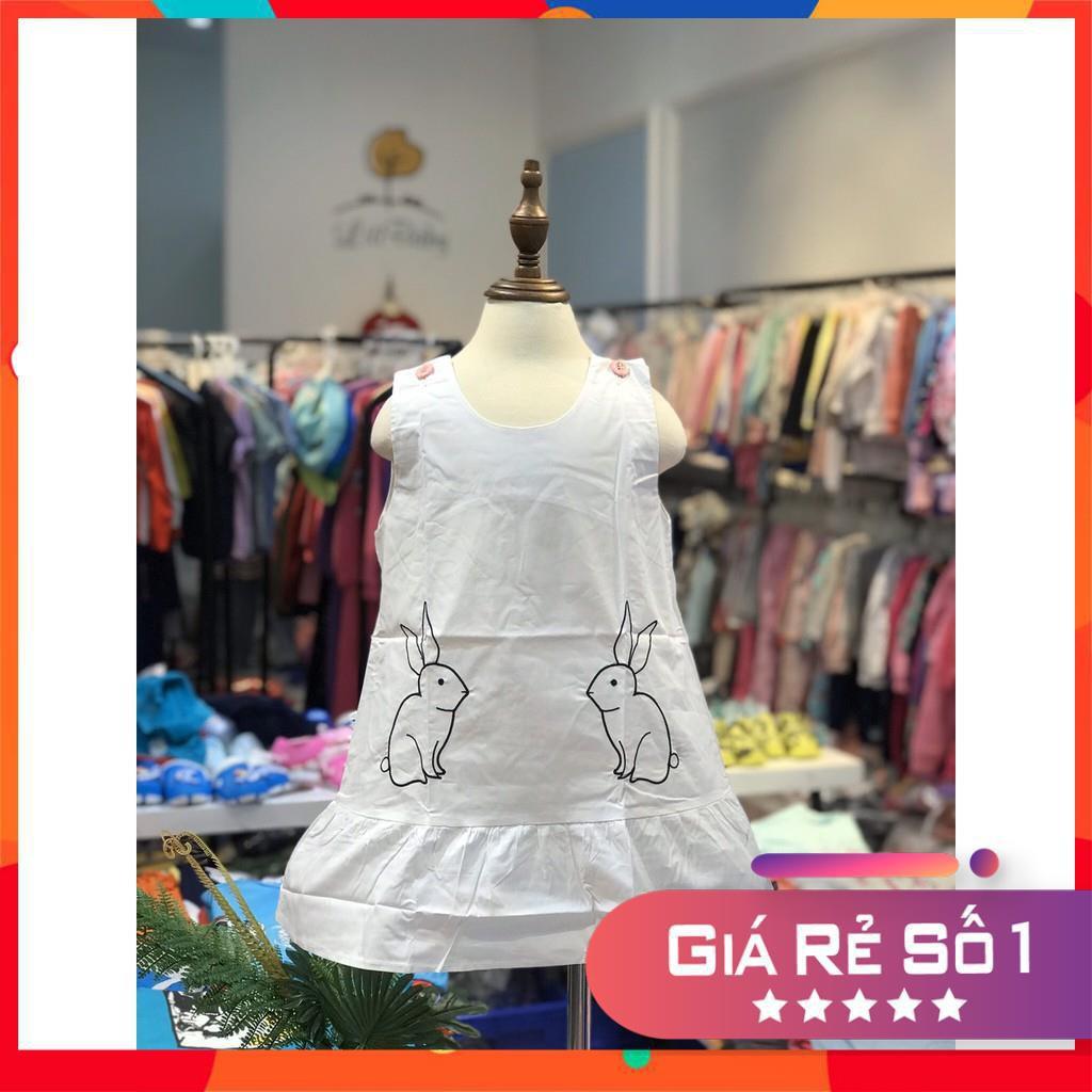 Váy thô thêu thỏ size 3-10T