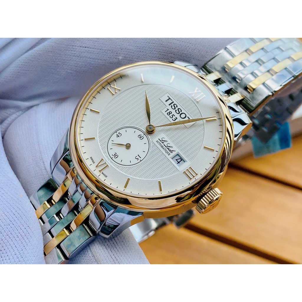 Đồng Hồ Cơ Nam Tiissot 1853 Le Locle Automatic T006.428.11.038.01 ,Lịch ngày-Máy cơ-Dây kim loại-Size 40mm- Cung Cấp Bởi AmandaC Life