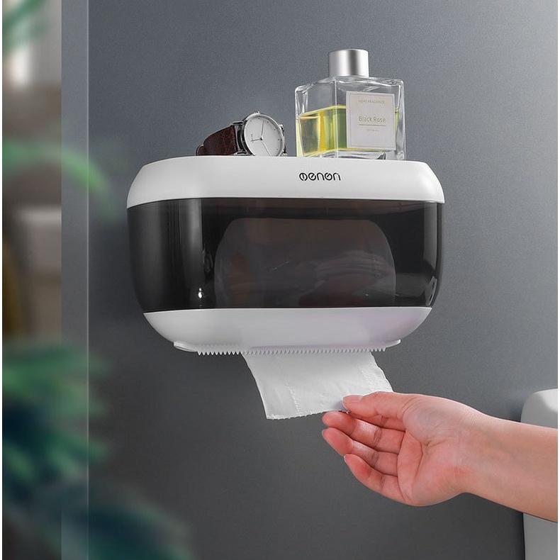 Hộp Giấy Vệ Sinh Đa Năng Dán Tường, Hộp Đựng Khăn Giấy Cao Cấp