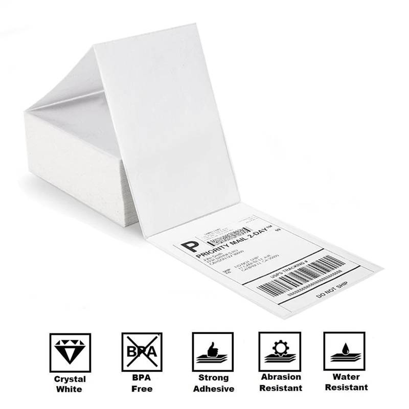 Tệp 500 tờ giấy A6 in đơn hàng tem vận chuyển sàn TMĐT và web vận chuyển 100x150mm 10x15cm - Hành Chính Hãng