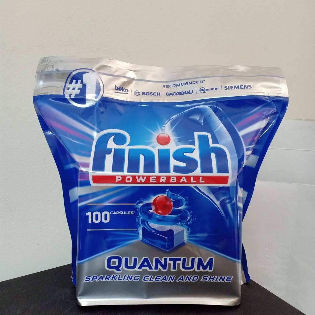 VIÊN RỬA CHÉN BÁT FINISH QUANTUM TÚI 100 VIÊN