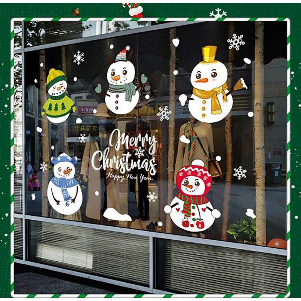 DECAL TRANG TRÍ NOEL 2 MẶT 2021 SỐ 27