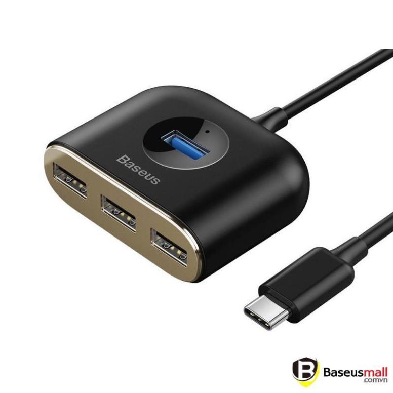 Bộ HUB chia cổng USB Baseus Square Round 4 in 1 - Hàng chính hãng