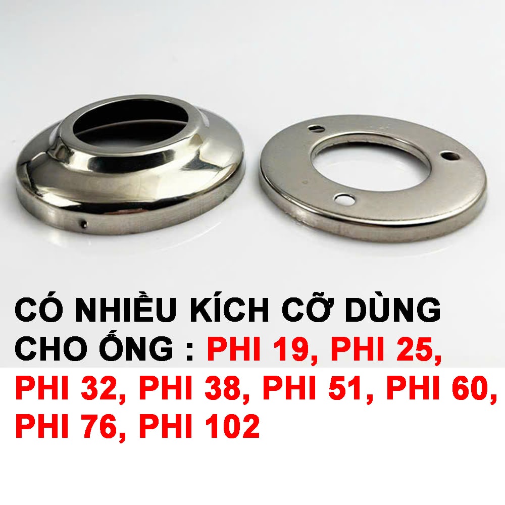 Combo Đế Và Nắp Chụp Kibath Inox 304 KB-983