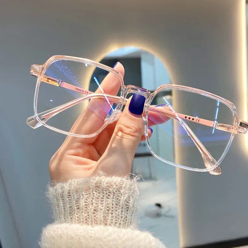 Kính giả cận nam nữ unisex nhiều màu có thể thay mắt cận