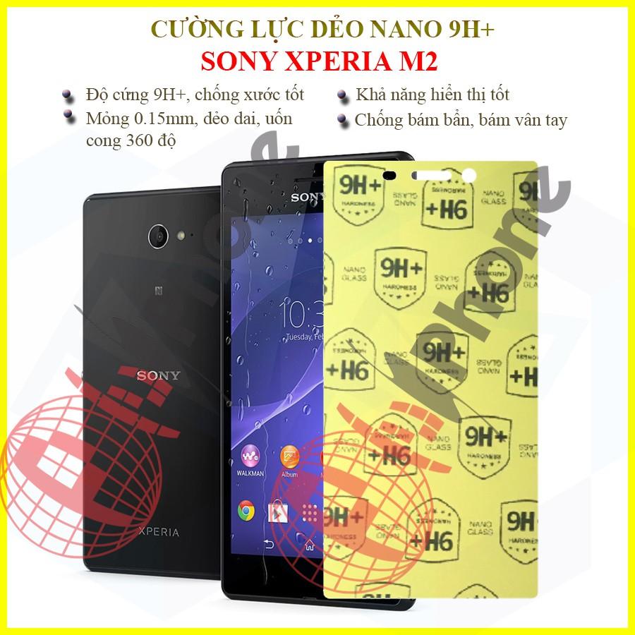 Dán cường lực dẻo nano dành cho Sony M2