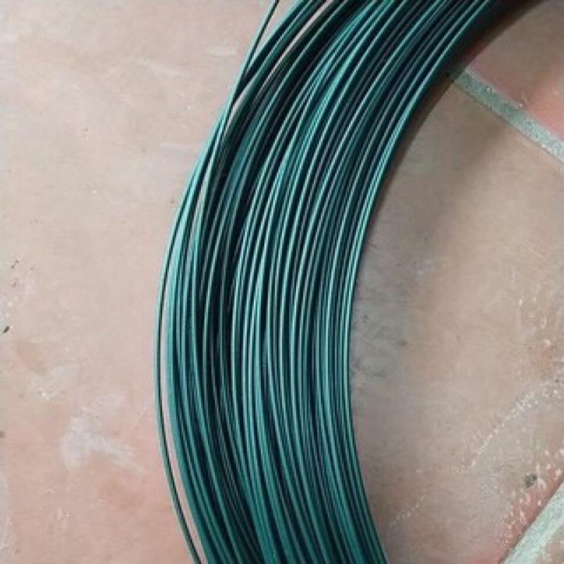 10 Mét dây thép bọc nhựa 2,5 li màu xanh