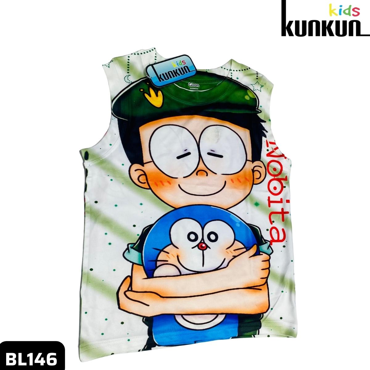 Đồ bộ ba lỗ 3D Hình Nobita cho bé trai 10-40kg