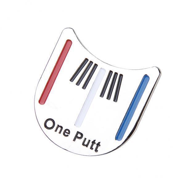 4-9pcs Golf Putting Alignment Tool Ball Marker with Hat Clip