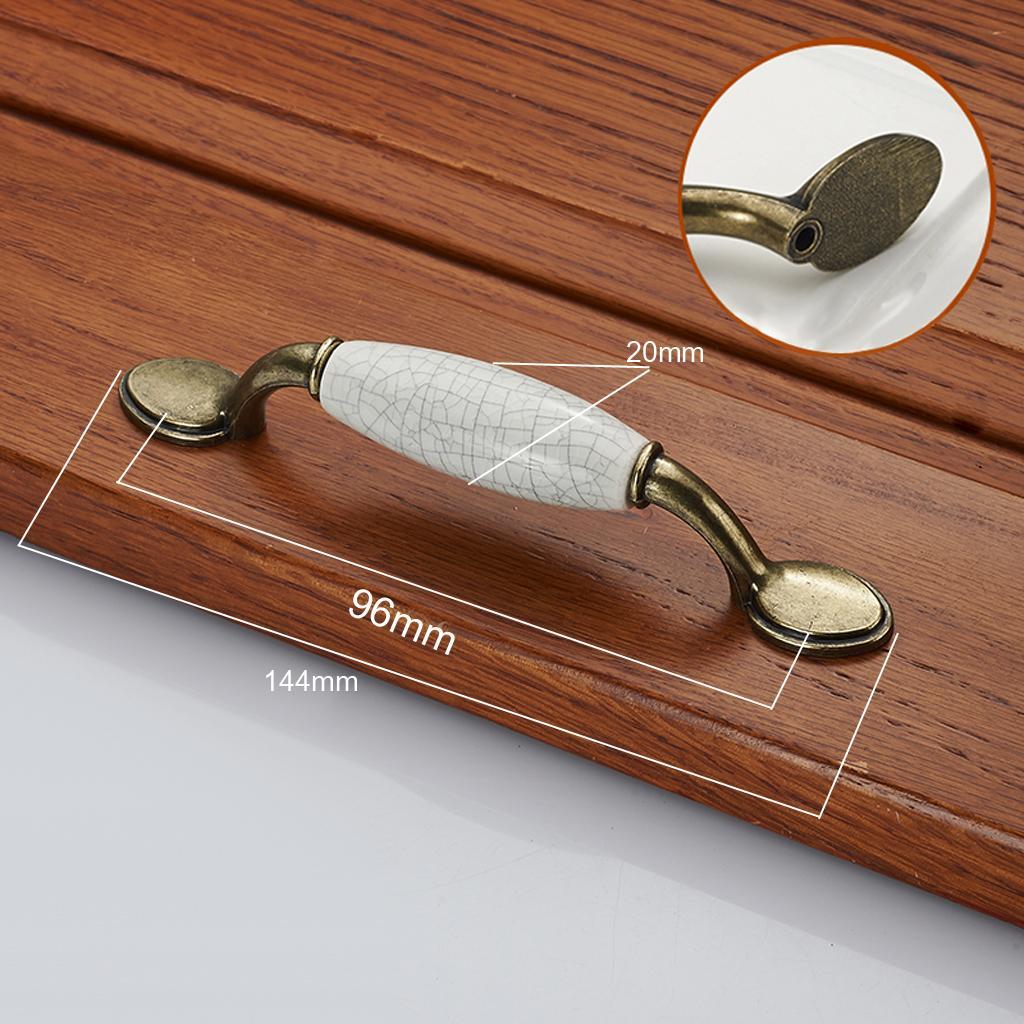 5 Pieces Vintage Elegant Cabinet Pull Knobs Door Handle