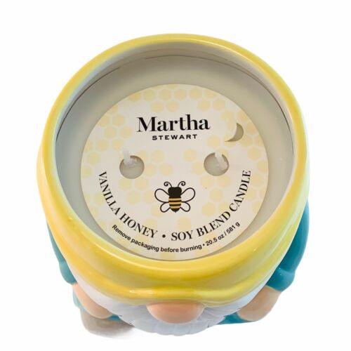 Nến thơm xk Martha Stewart Bee Gnome siêu cưng Honey & Vanilla 581gr