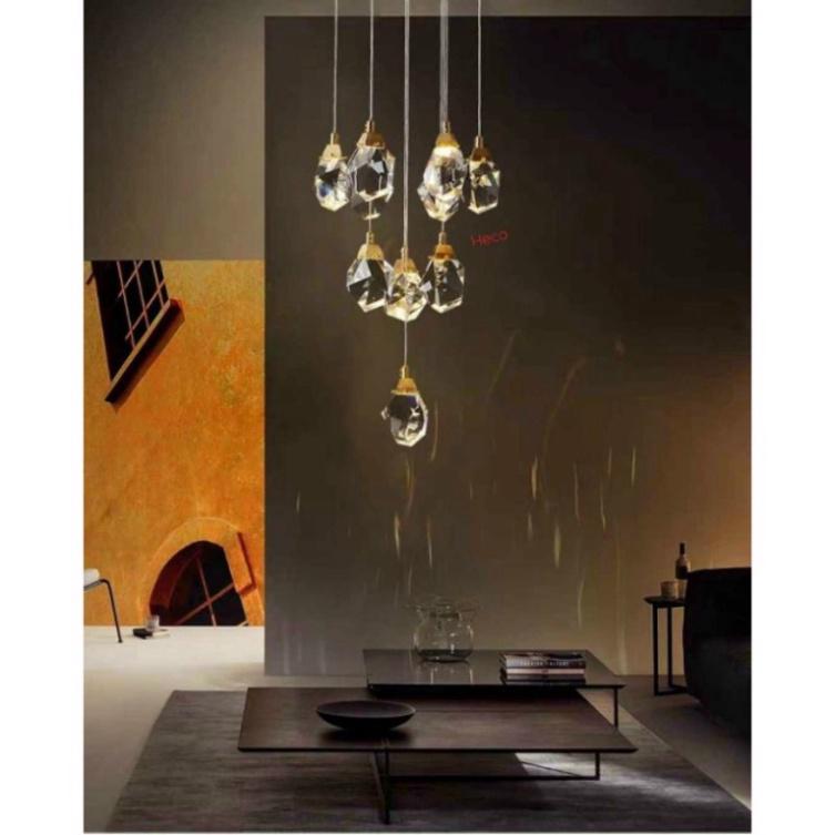 Đèn thả thông tầng, đèn trần trang trí, đèn thông tầng, đèn trang trí, đèn decor HTK025 DT DDT