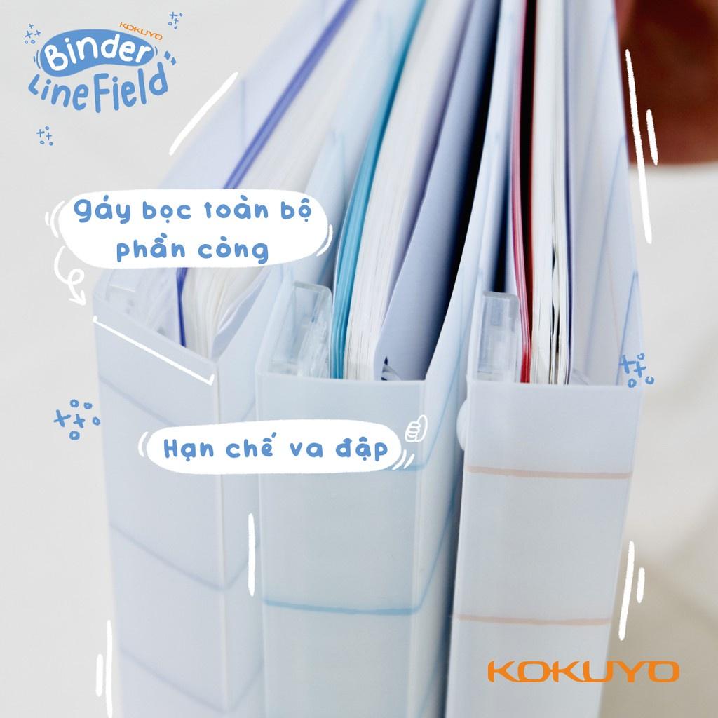 Sổ Binder còng nhựa dòng kẻ ngang Campus Line Filed khổ A5 - 50 tờ đơn