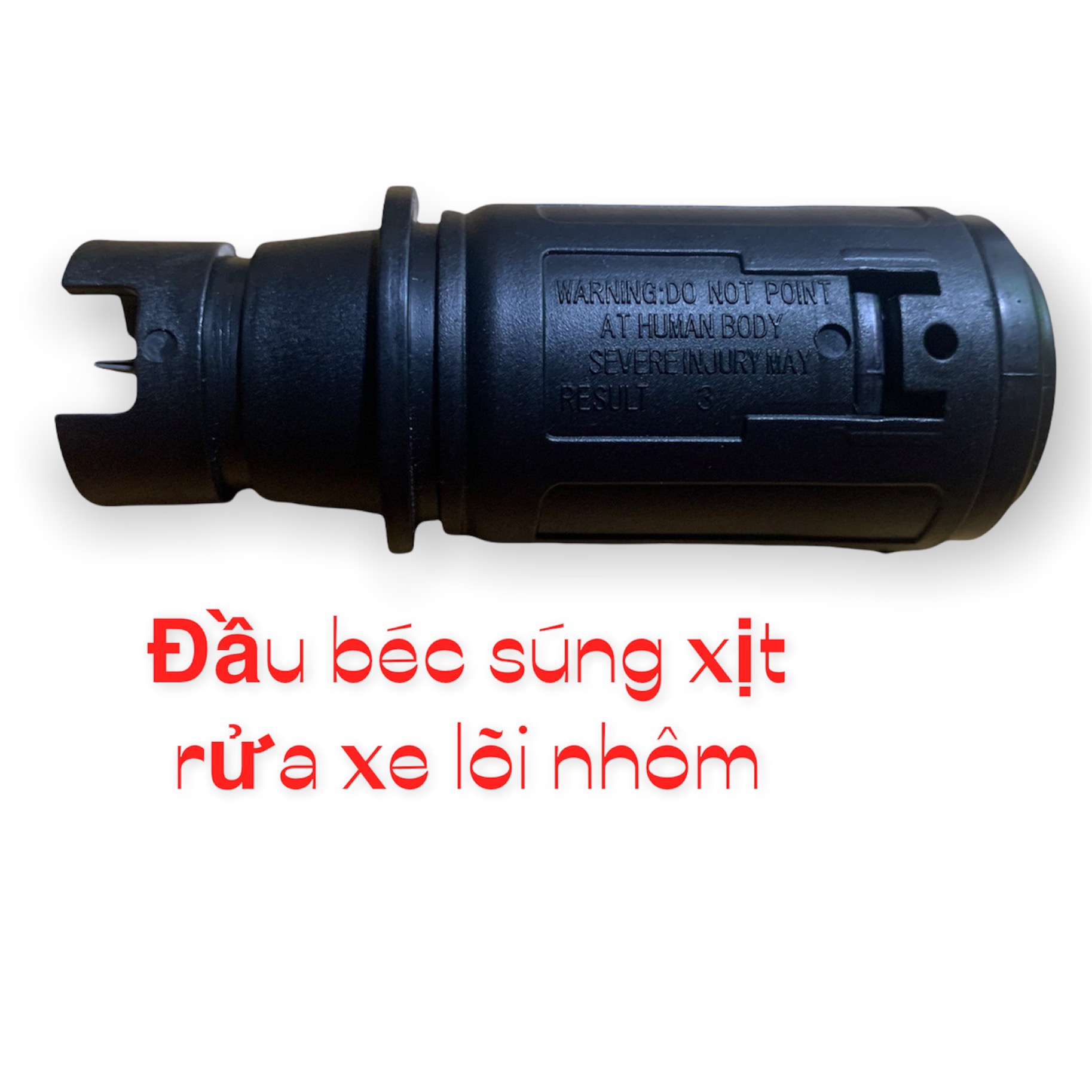 Đầu béc súng xịt rửa xe áp lực cao,lõi kim loại,đầu nối dạng ren,gắn được bình tạo bọt tuyết 0.5L,BECSUNG