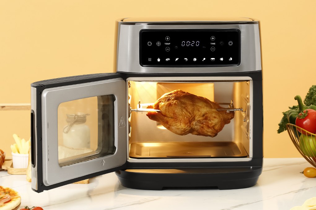 Lò chiên không dầu 12L Kangaroo KG12AF1A - Rapid Air - 1800W - Hàng chính hãng, Bảo hành 12 tháng