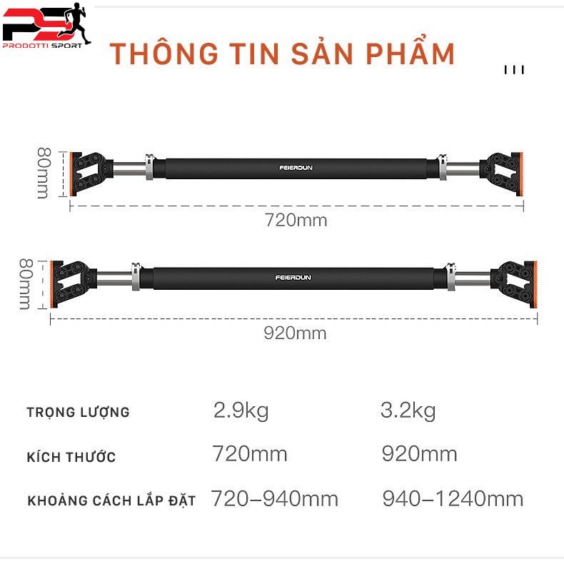 Xà Đơn Treo Tường Thế Hệ Mới FED-0228 Chất liệu thép Carbon chịu lực trên 200kg