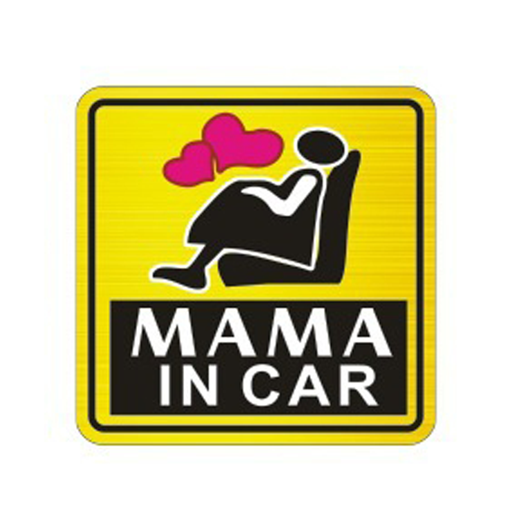 Hình dán phản quang BABY IN CAR