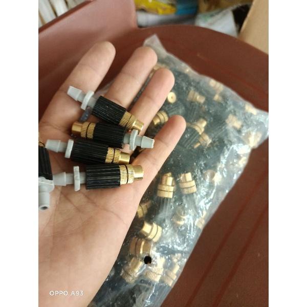 Béc đơn đầu đồng, tưới cây,mát máy , tưới lan