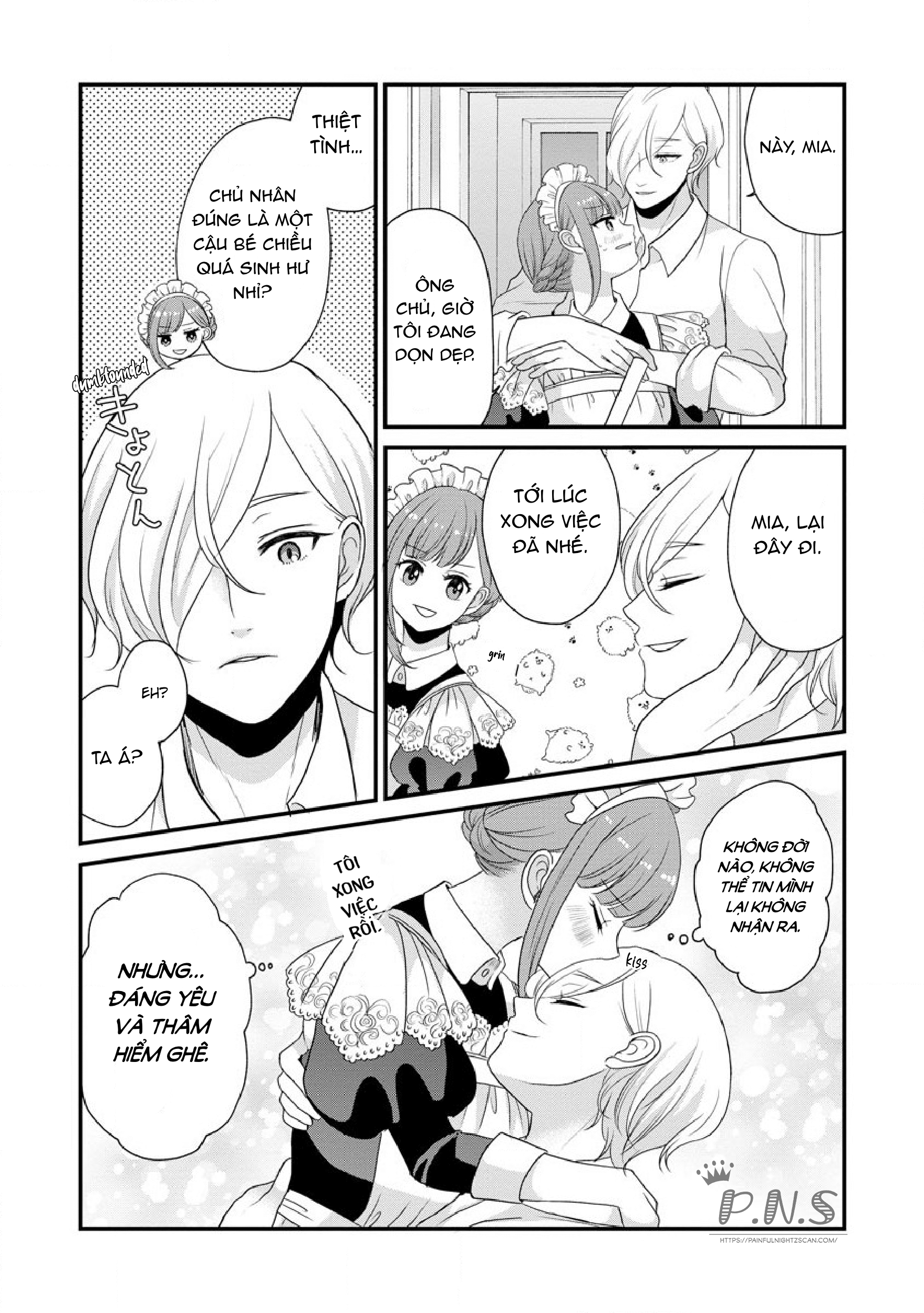 cô hầu dễ thương cùng chàng quý tộc điển trai chapter 7 15