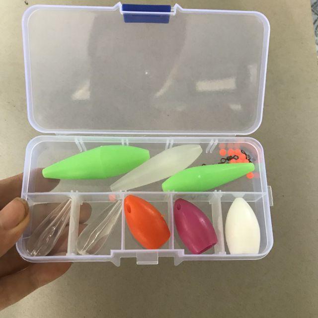 Bộ 8 hạt hỗ trợ ném xa câu lure