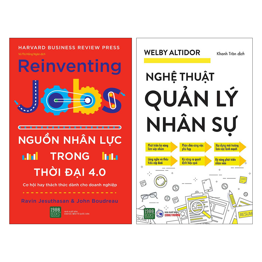 Combo Nguồn Nhân Lực Trong Thời Đại 4.0 + Nghệ Thuật Quản Lý Nhân Sự (2 Cuốn)