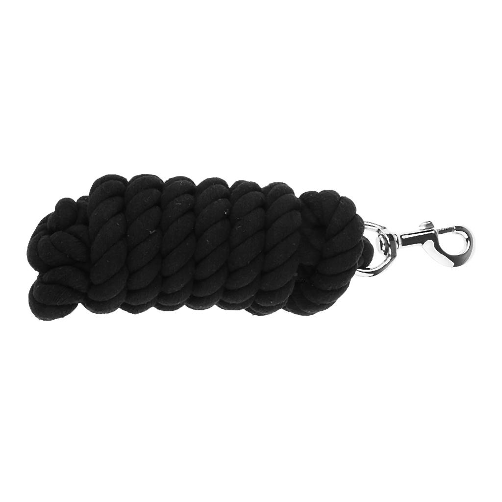 Horse Lead Ropes Halters Cotton Weave Rein Green