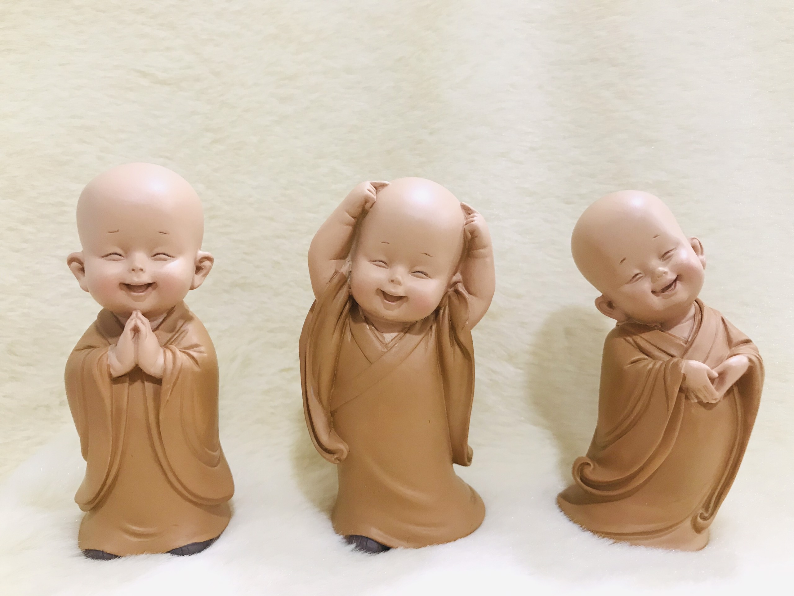 Combo 04 bộ chú tiểu vàng size nhỏ