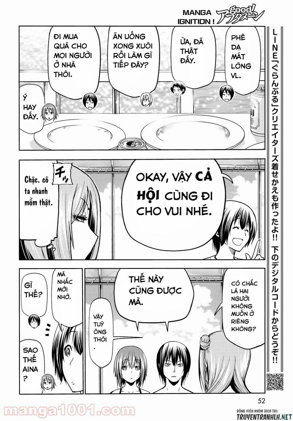 Cô Gái Thích Lặn - Grand Blue Chapter 69 - Trang 16