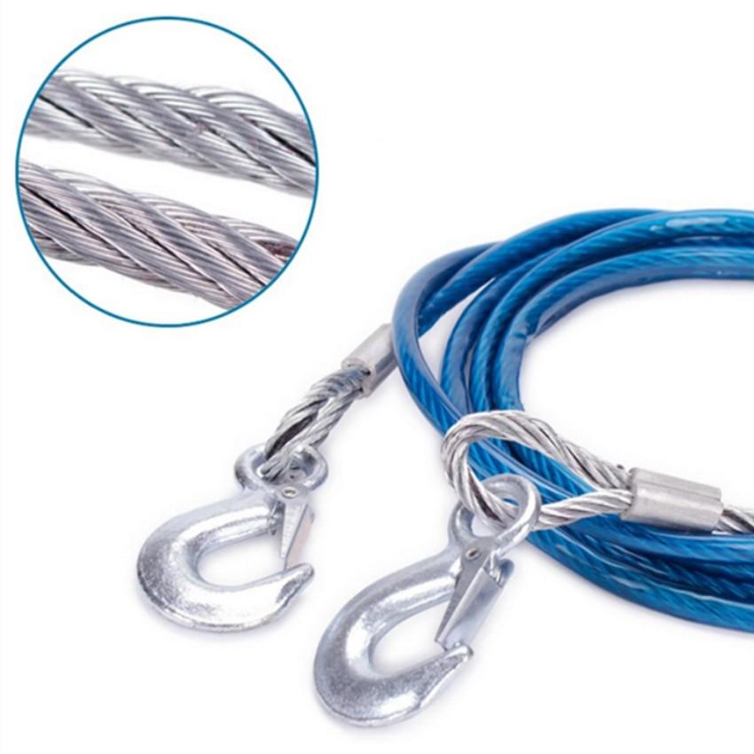 Dây cáp kéo xe ô tô lõi thép bọc nhựa chống rỉ TI 402