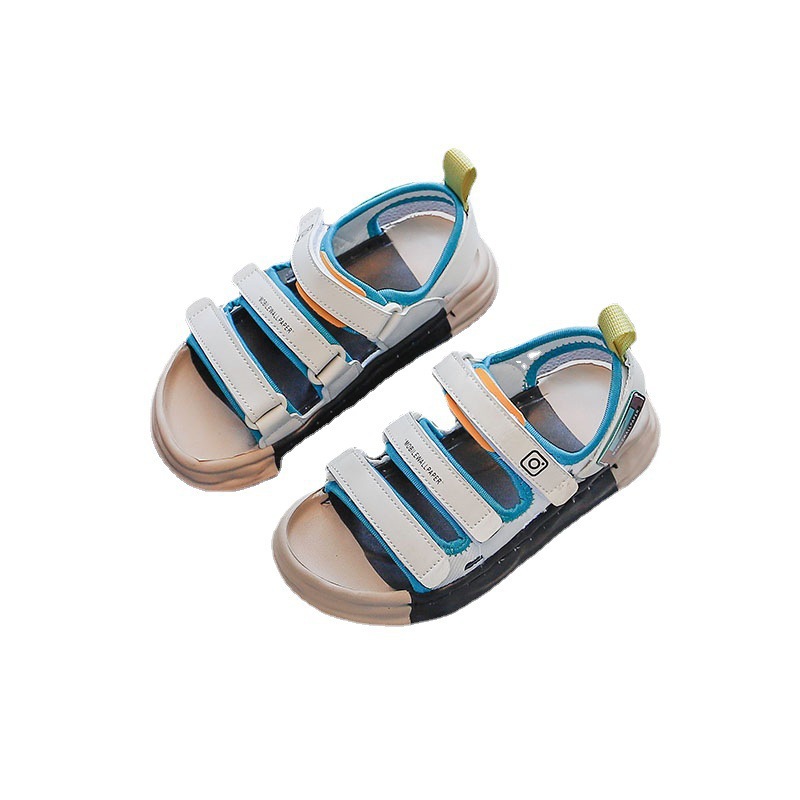 Giày sandal bé trai siêu nhẹ đế mềm Xăng đan cho bé Dép quai hậu trẻ em  size 26 - 36 DB092