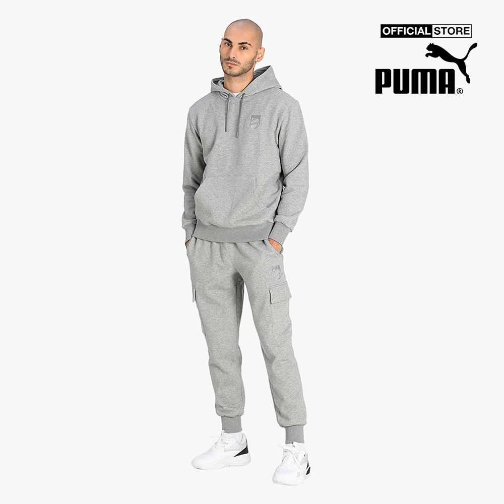 PUMA - Quần jogger thể thao nam bo gấu Booster Basketball 532124