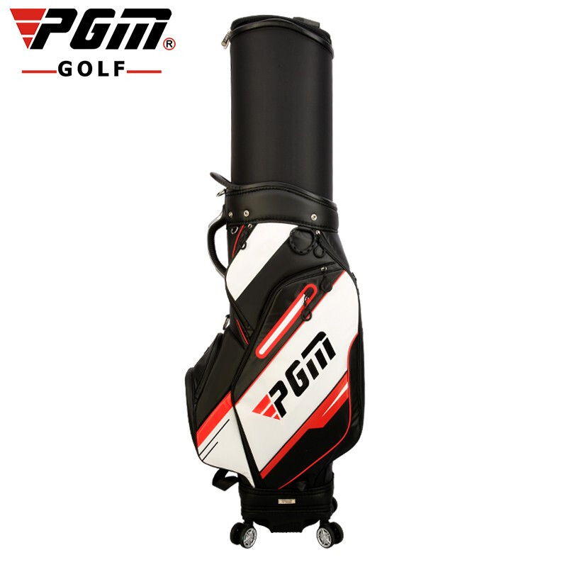 Túi Gậy Golf Fullset Nắp Cứng 4 Bánh Xe - PGM 4 Universal Wheel Retractable Golf Bag - QB064