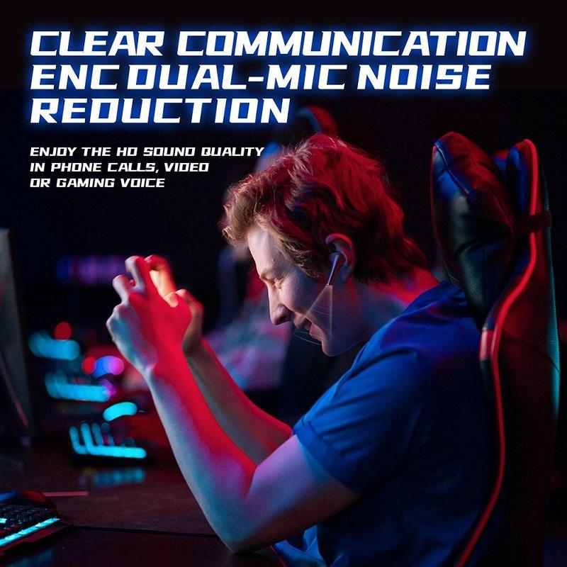 Tai nghe bluetooth không dây chống ồn blutooth chơi game tại nghe bluetooth không dây có mic thể thao mini android tws pro ONIKUMA