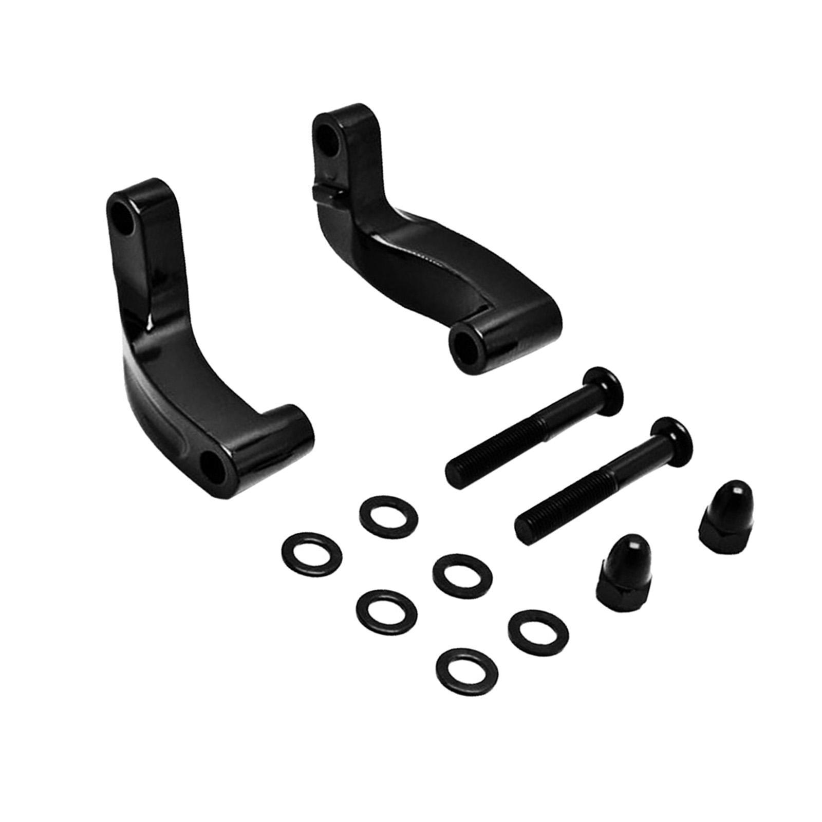 Mirror Extension Kit Relocation Black for  2006-2017 Motorcycle