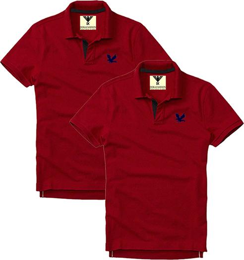 Áo thun nam cổ bẻ vải cá sấu, Combo 2 áo – EZ215