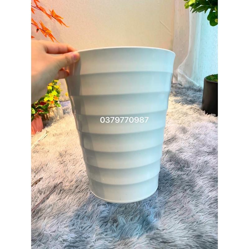 Chậu nhựa Tròn trồng cây