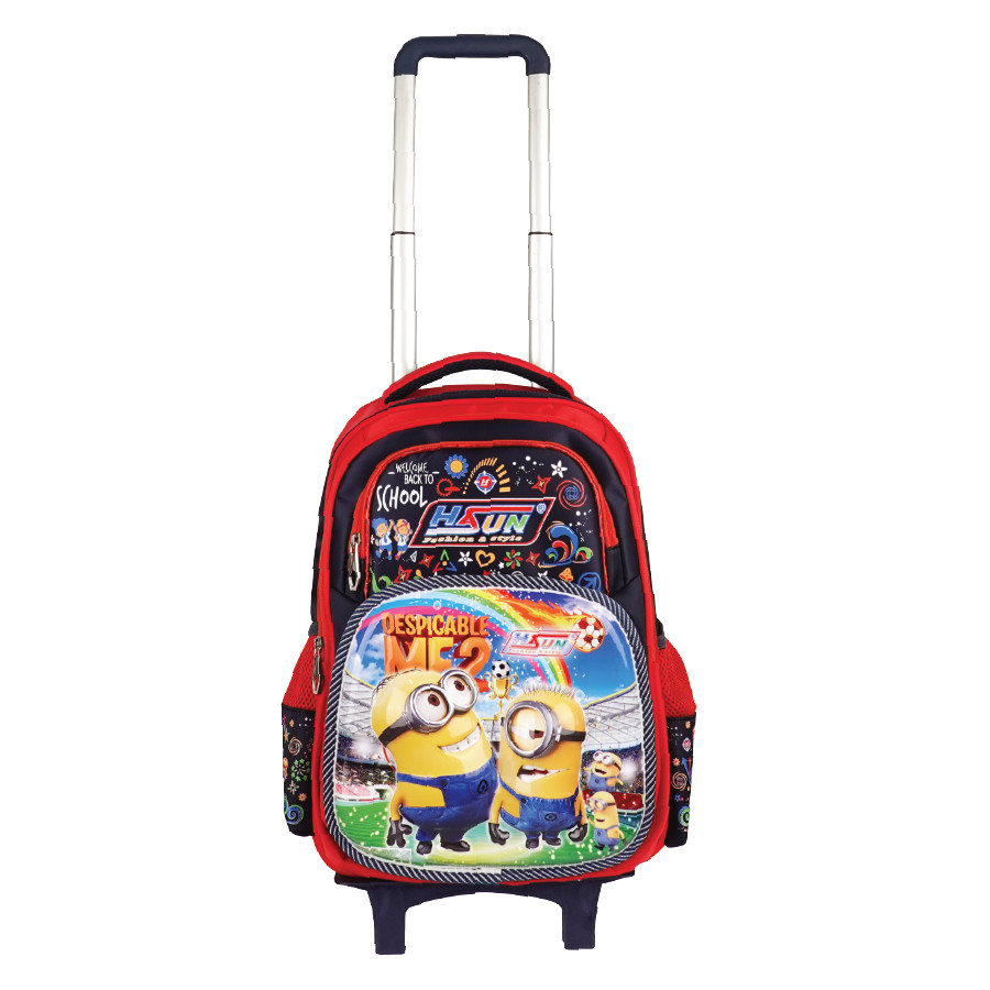 Balo cần kéo Hasun HS 803-CK - Minions - 46*30*18cm