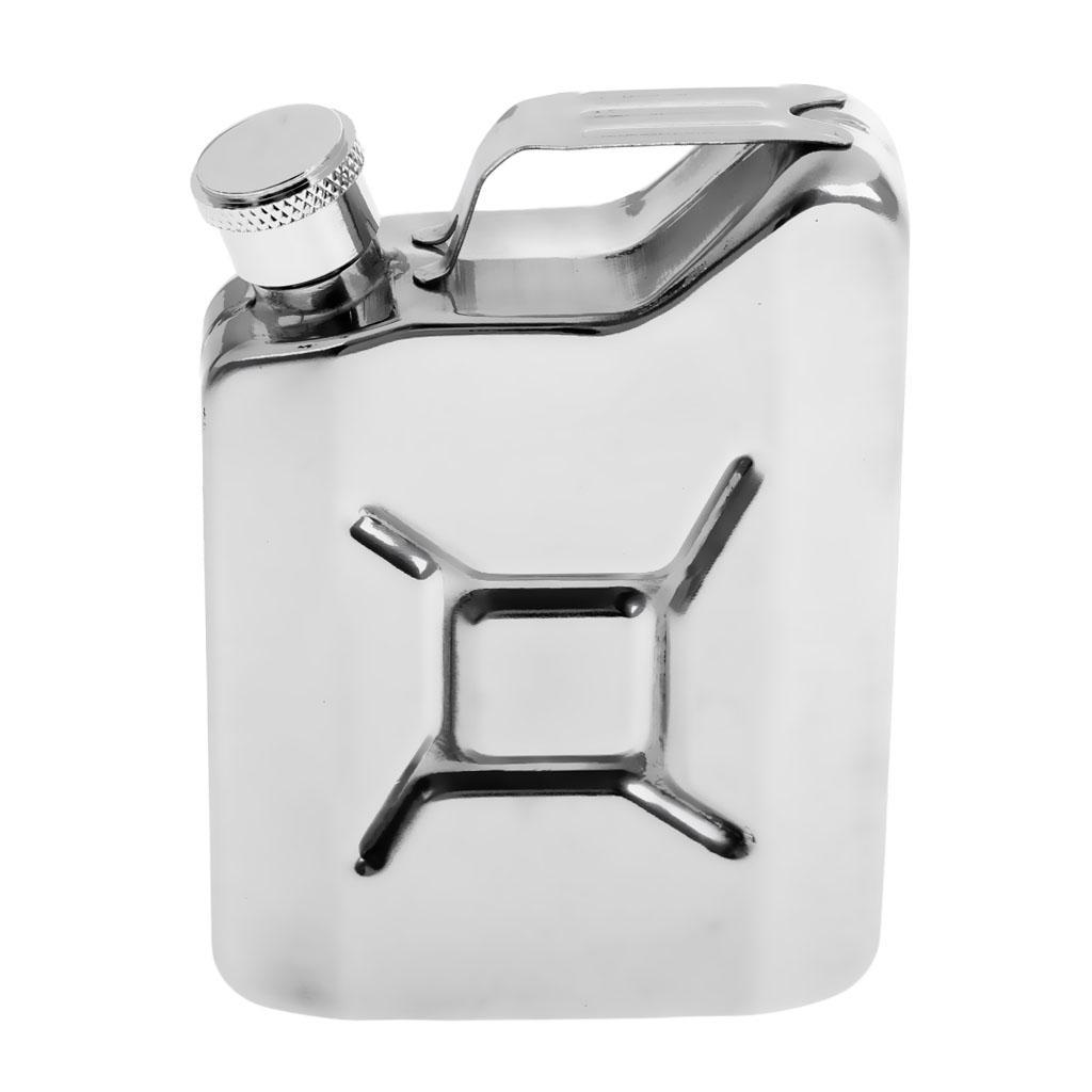 Portable Compact 177ml/6oz Stainless Steel Pocket Hip Flask Wine Pot Great for Outdoor Camping Travel Backpacking