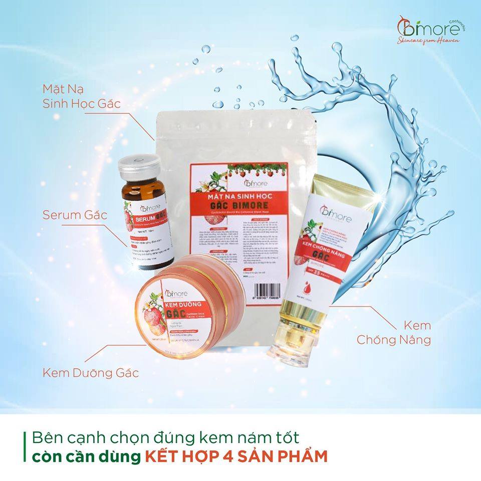 Kem gấc Bimore dưỡng da mờ thâm sáng hồng da_30ml