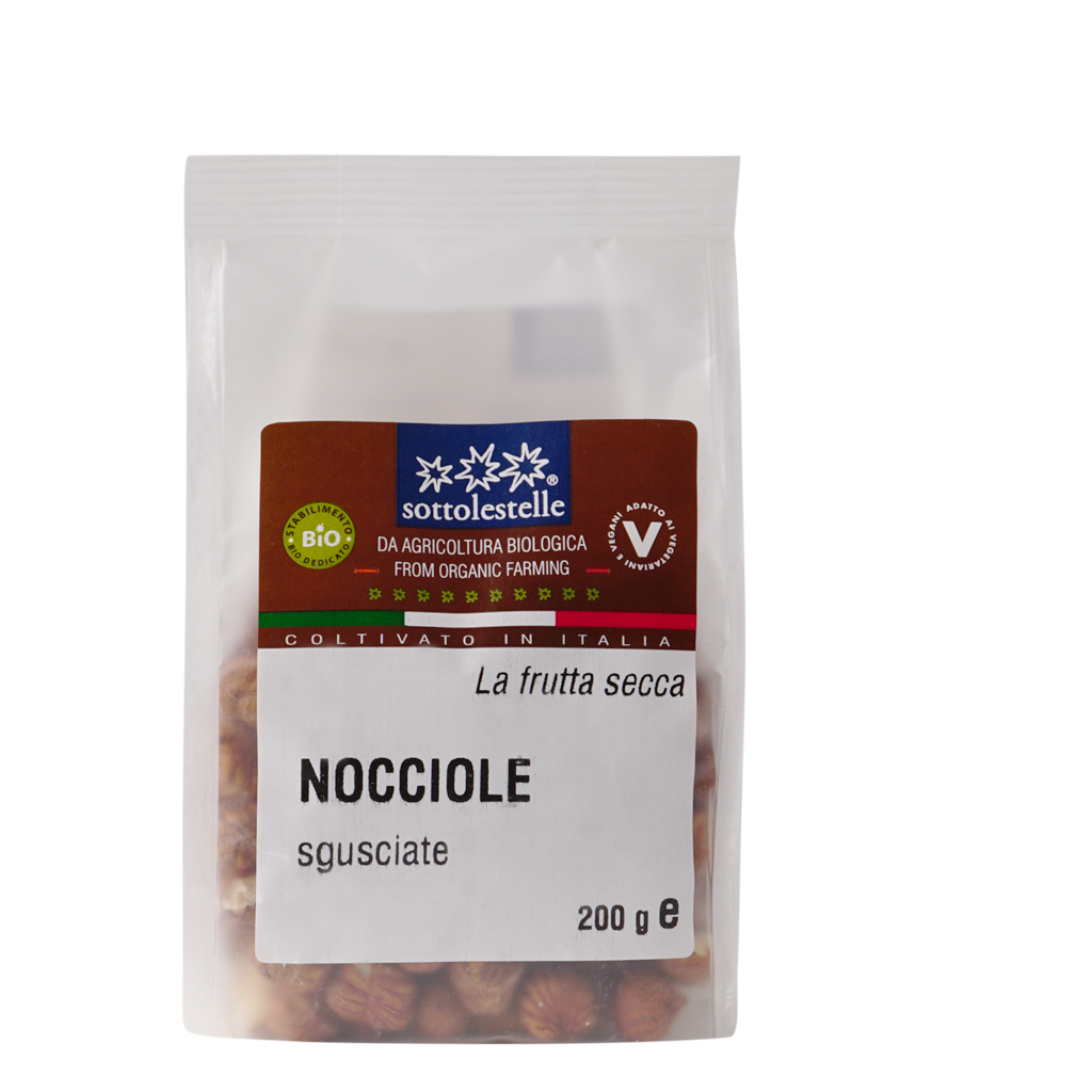 Hạt phỉ hữu cơ Sottolestelle 200g Organic Hazelnut