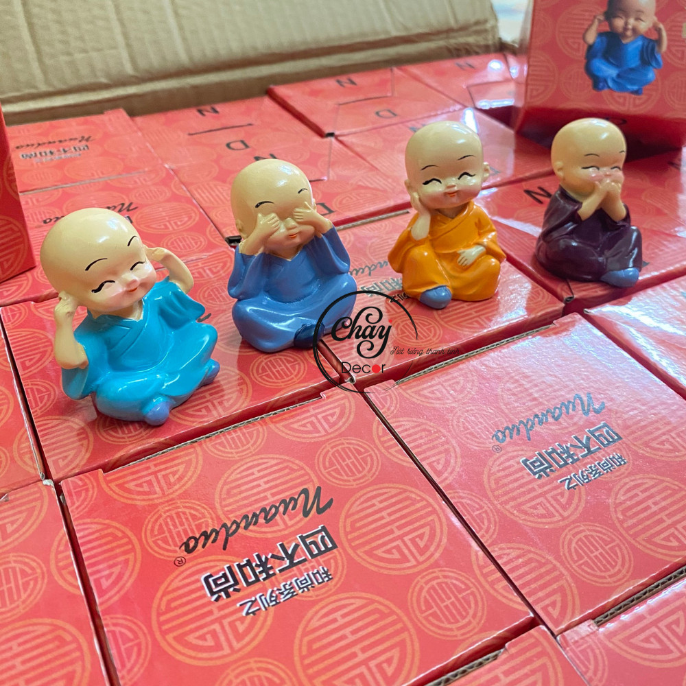 Set 4 Tượng Phật Phong Thủy, 4 Tượng Tứ Không Hàng Đẹp