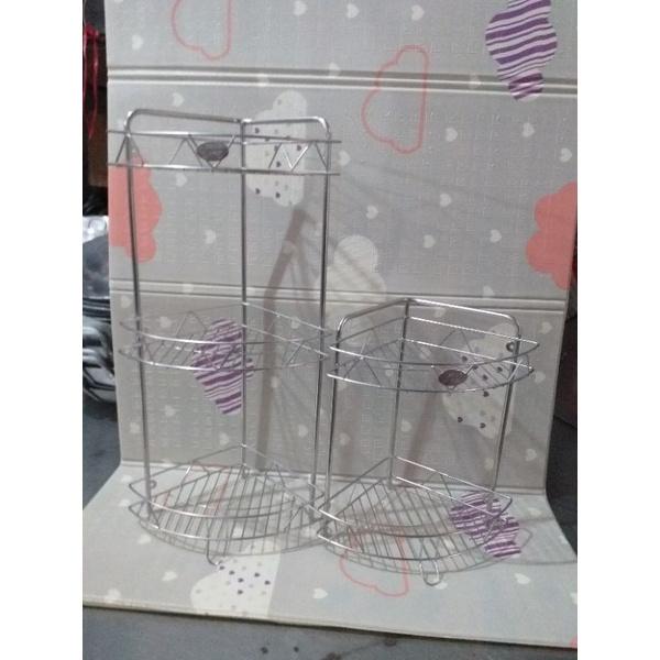 Kệ Góc Đựng Sữa Tắm Dầu Gội Trong Nhà Tắm INOX 304/ Kệ Đựng Gia Vị Trong Nhà Bếp