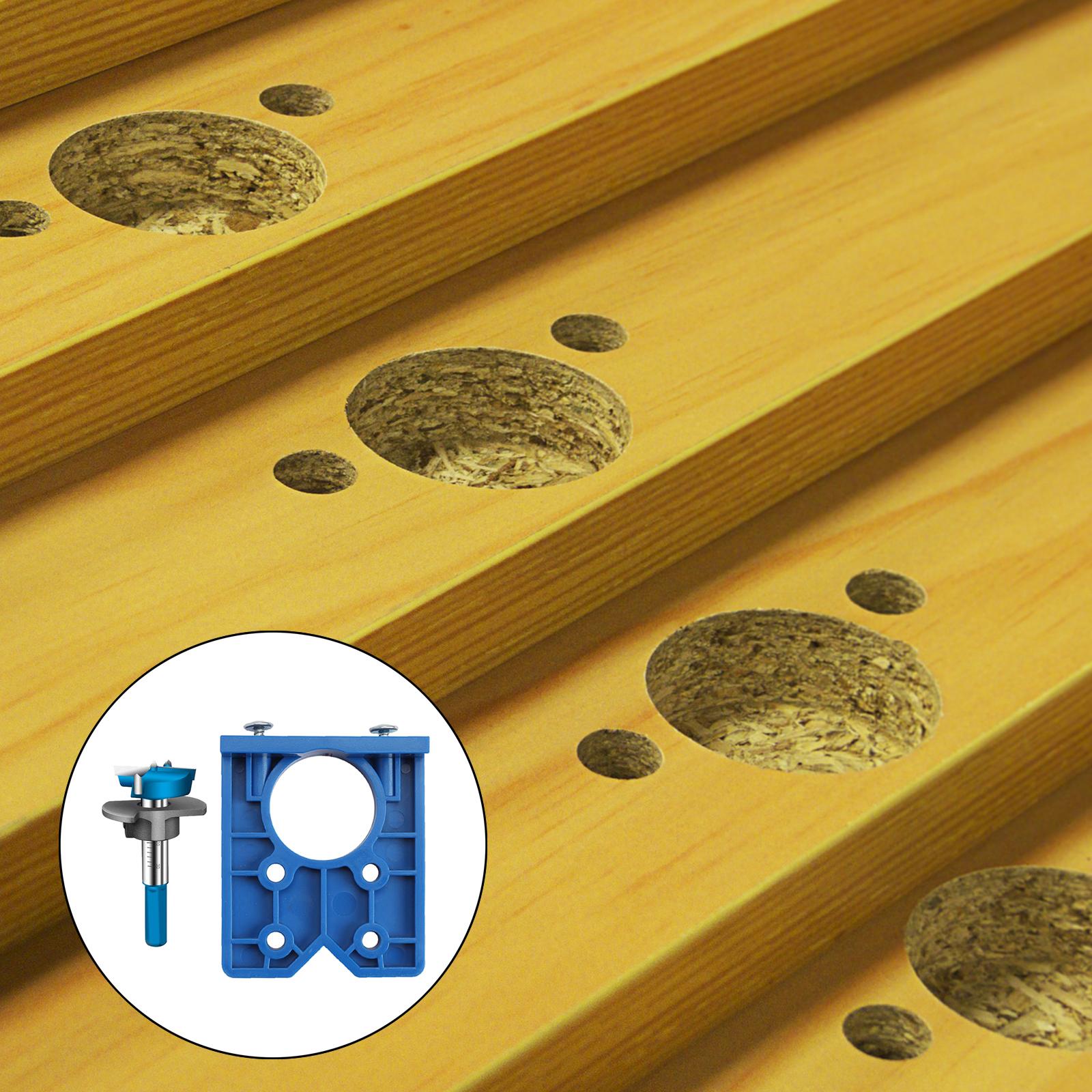 35mm Hinge  Drilling Wood  Drill  Guide Cabinet Door Tool