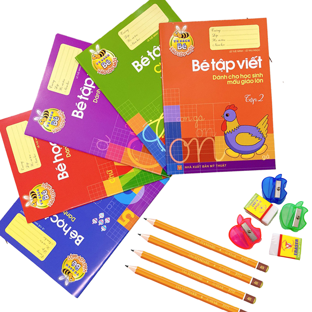 Sách : Combo Chuẩn Bị Cho bé Vào Lớp 1